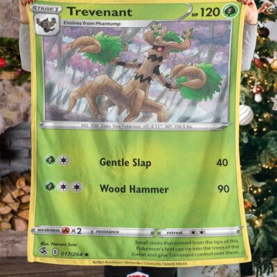 Pokemon Trevenant Fusion Strike Blanket   -TJ8GF-4930