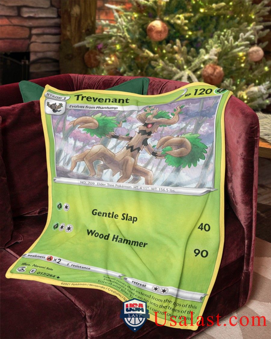 Pokemon Trevenant Fusion Strike Blanket -TJ8GF-4930 - Image 2