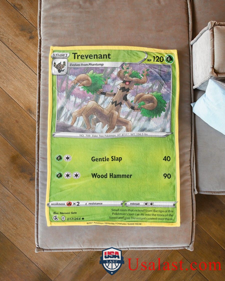 Pokemon Trevenant Fusion Strike Blanket -TJ8GF-4930 - Image 3
