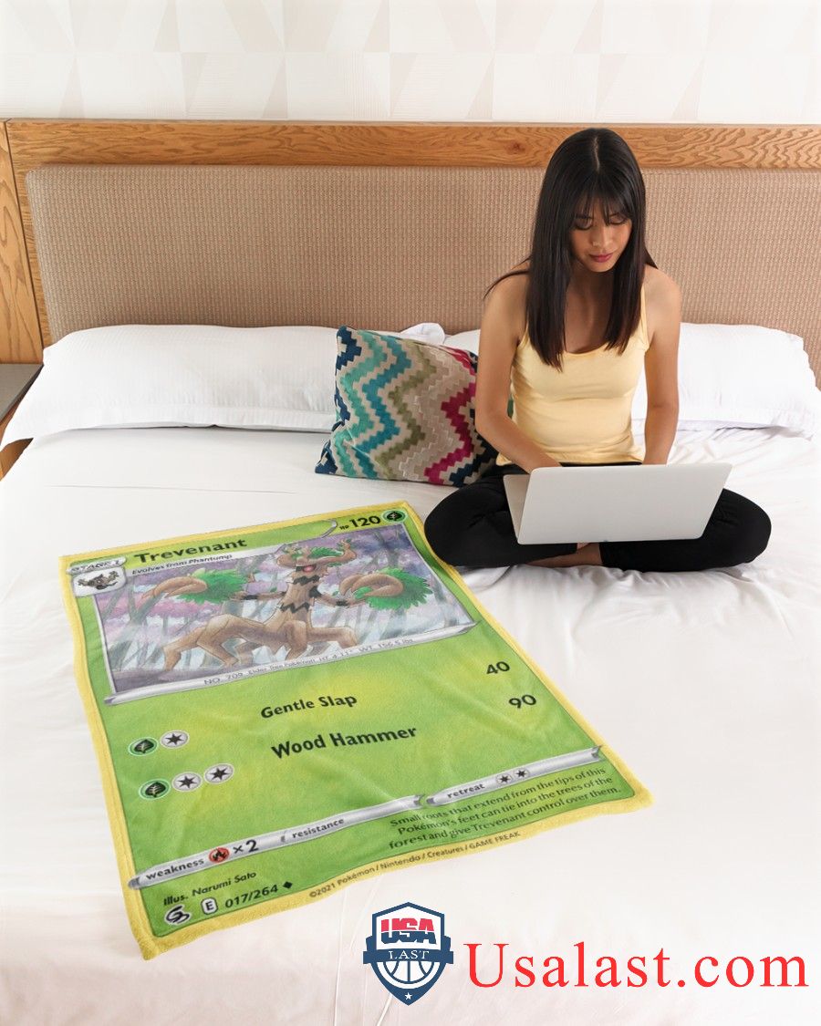 Pokemon Trevenant Fusion Strike Blanket -TJ8GF-4930 - Image 4