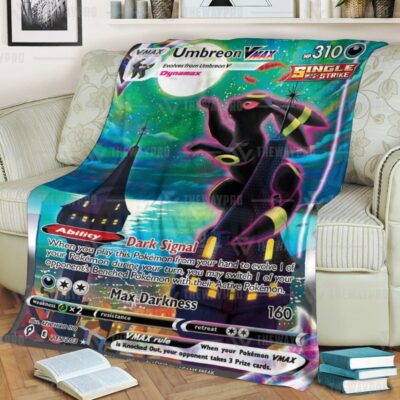 Pokemon Umbreon VMAX Evolving Skies Quilts Blanket   -SEXVM-1518