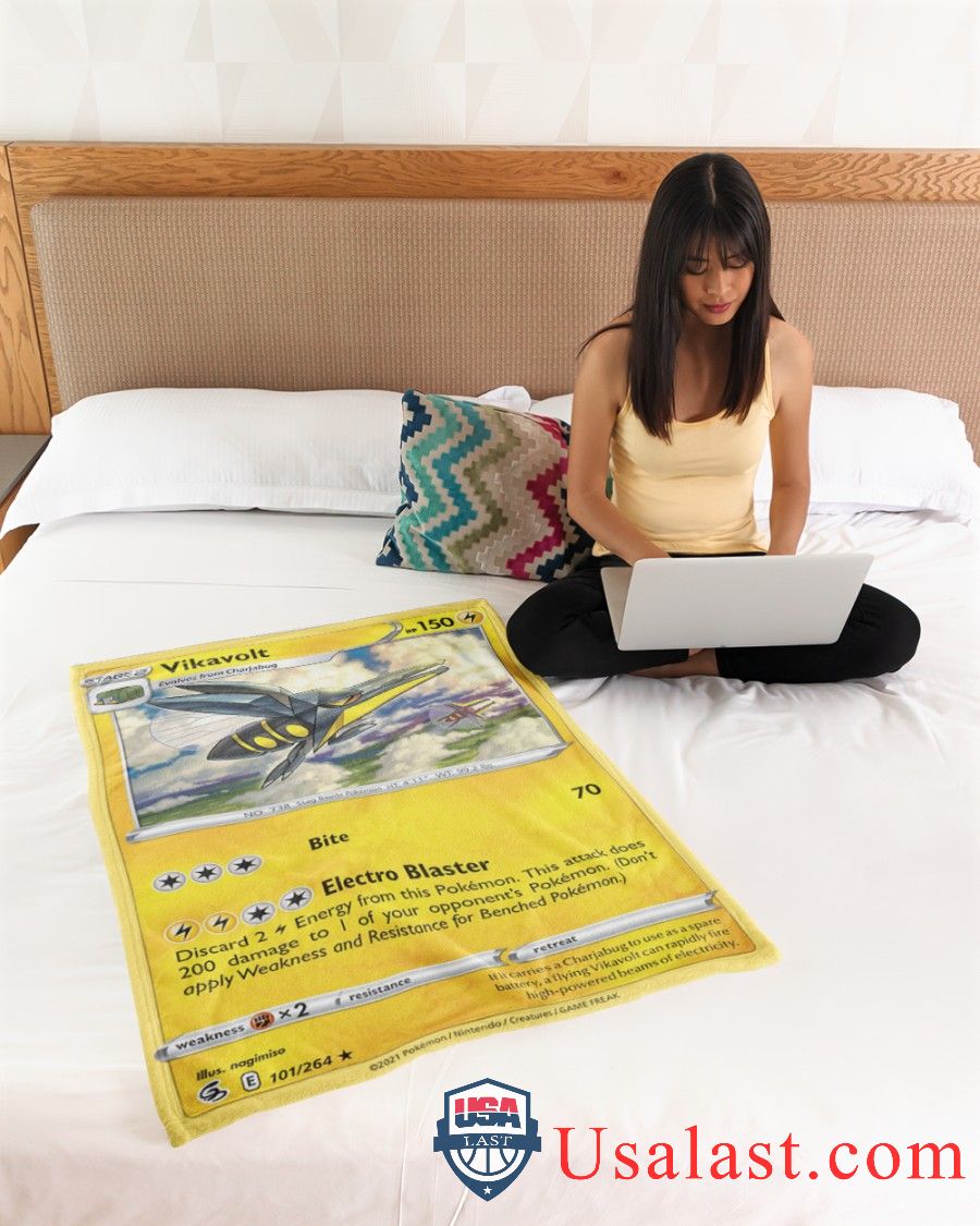 Pokemon Vikavolt Fusion Strike Soft Blanket -QGKIU-7430 - Image 4