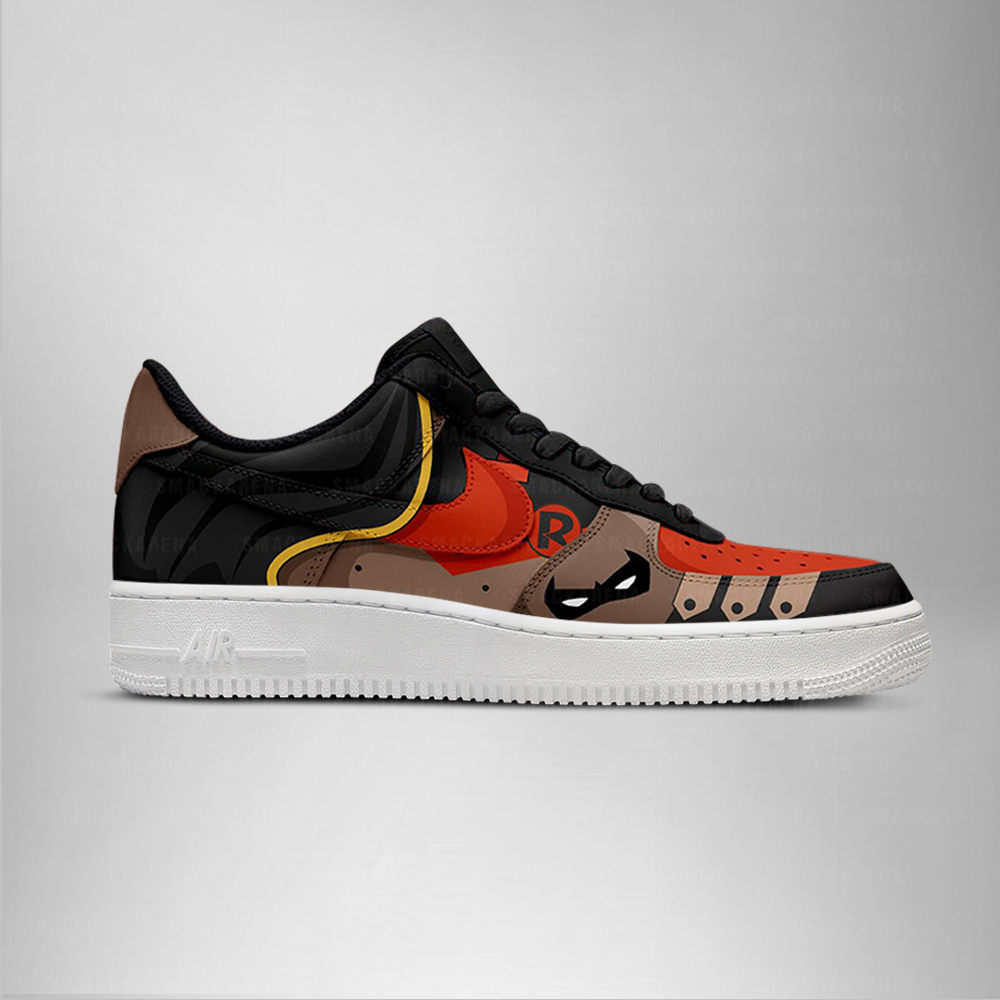 Robin - Damian Wayne Teen Titans AF1 Shoes - Image 3