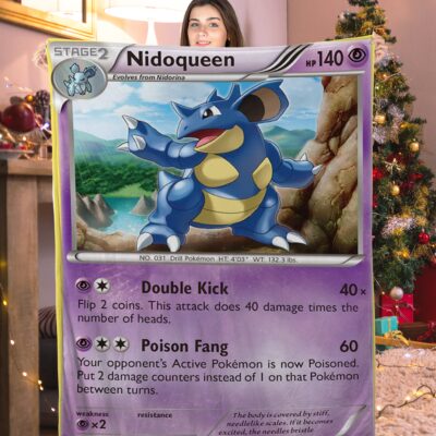 Stage 2 Pokemon Nidoqueen Pokemon Card Blanket 812092