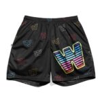 WWE New Gen Block Logos Retro Shorts