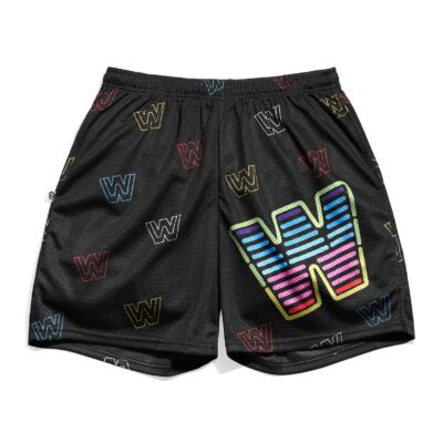 WWE New Gen Block Logos Retro Shorts