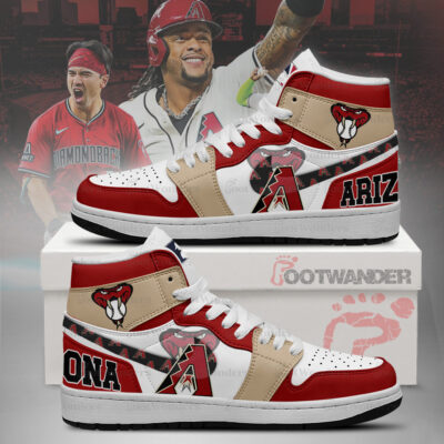 Arizona MLB AJ1 High Top Shoes