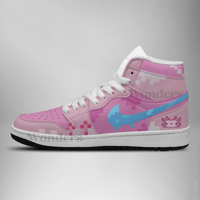 Axolotl Minecraft AJ1 Shoes Version 2 - Image 2
