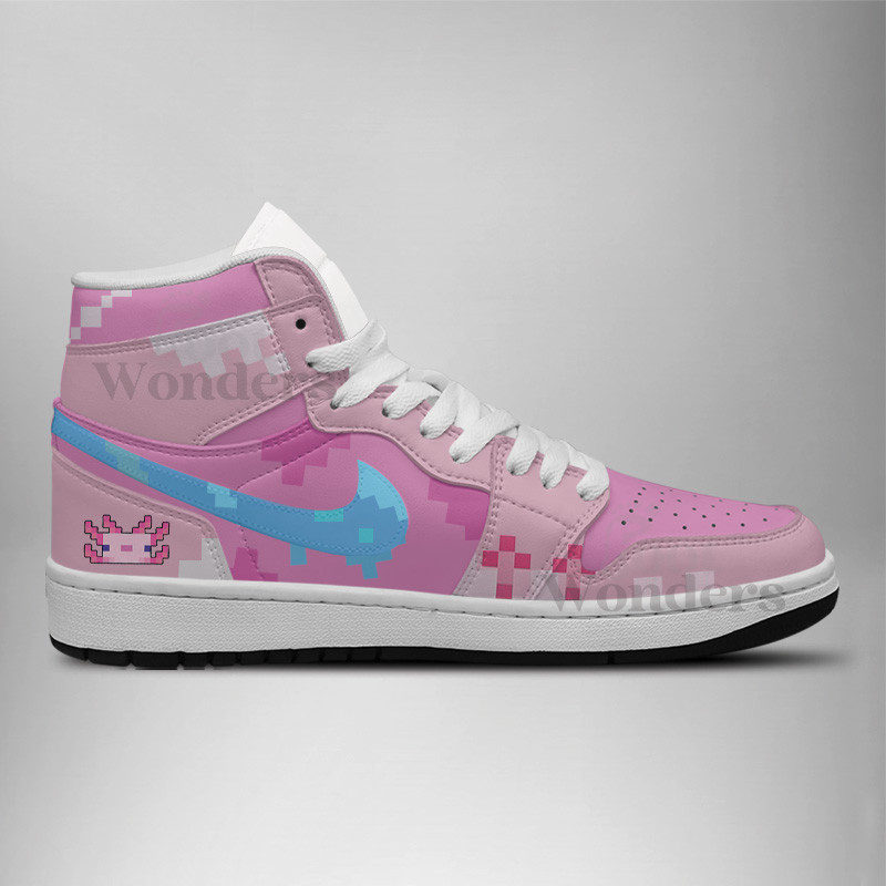 Axolotl Minecraft AJ1 Shoes Version 2 - Image 3