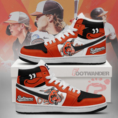 Baltimore Orioles MLB AJ1 High Top Shoes