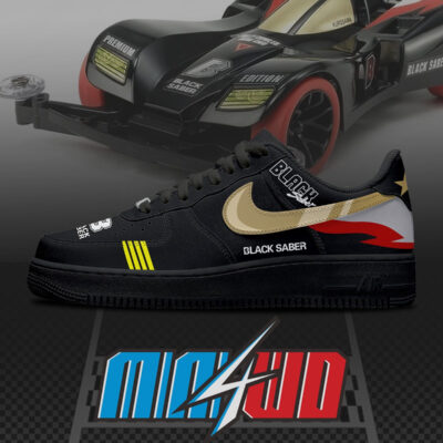 Black Saber Mini 4WD AF1 Shoes