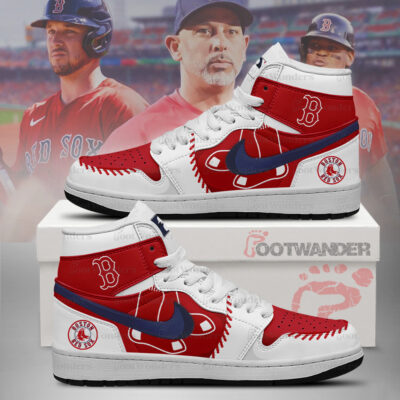 Boston Red Sox MLB AJ1 High Top Shoes