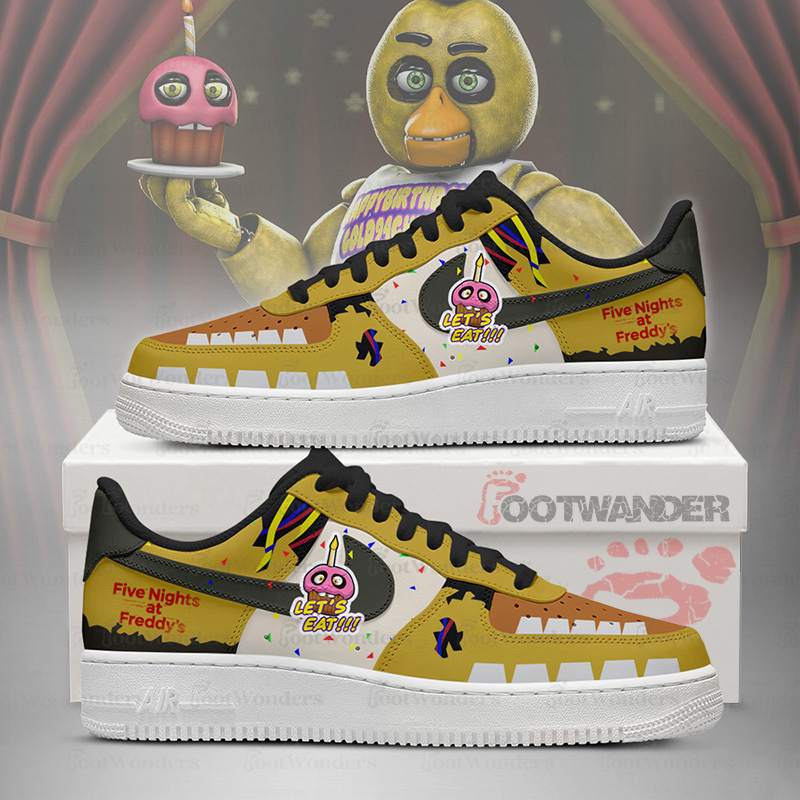 Chica Five Nights At Freddy's AF1 Shoes