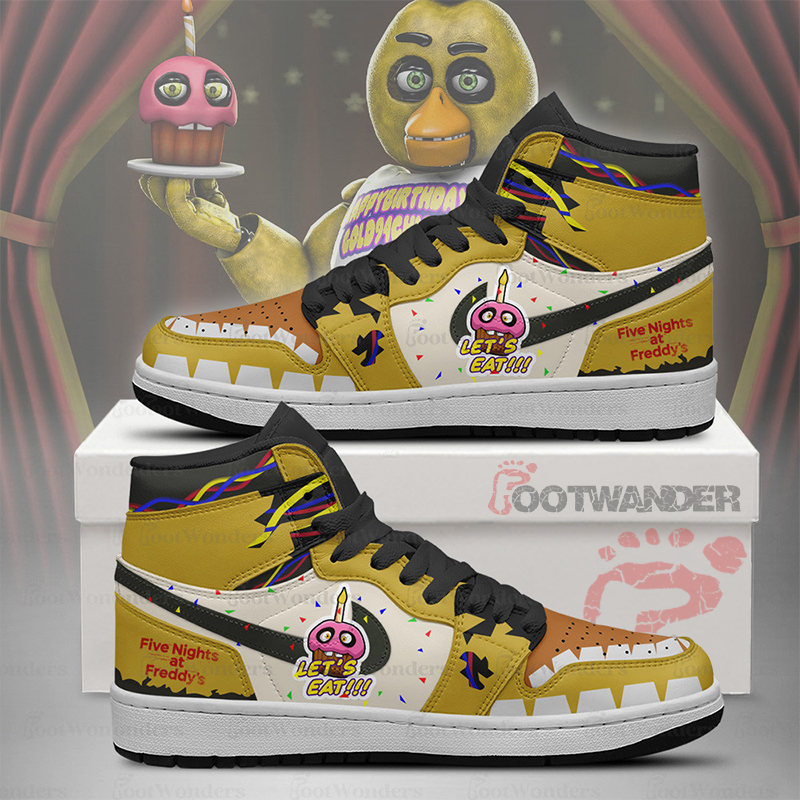 Chica Five Nights At Freddy's AJ1 Shoes
