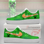 Creeper MineCraft AF1 Shoes Version 1