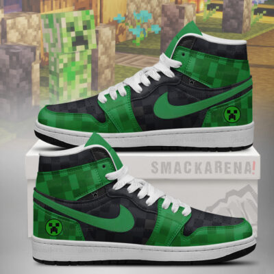 Creeper Minecraft AJ1 Shoes Version 1