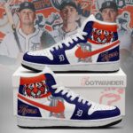 Detroit Tigers MLB AJ1 High Top Shoes
