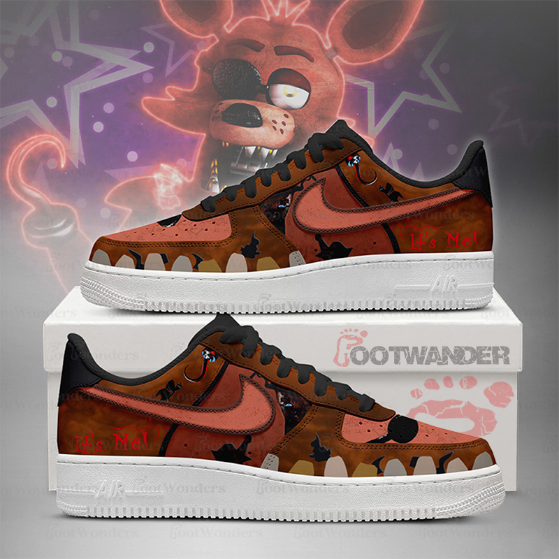 Foxy Five Nights At Freddy's AF1 Shoes