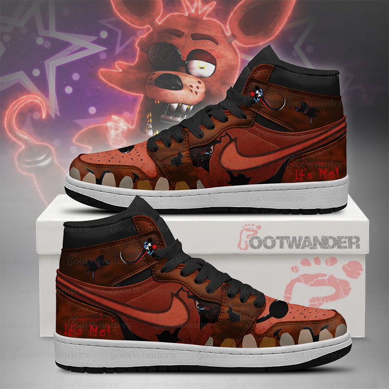 Foxy Five Nights At Freddy's AJ1 Shoes