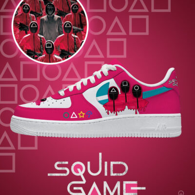Guards Squid Game AF1 Low Top Shoes