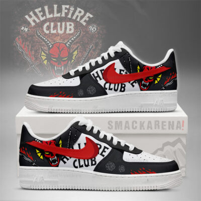 Hellfire Club Stranger Things AF1 Shoes Version 1