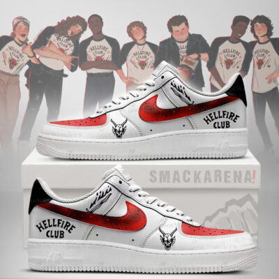 Hellfire Club Stranger Things AF1 Shoes Version 2