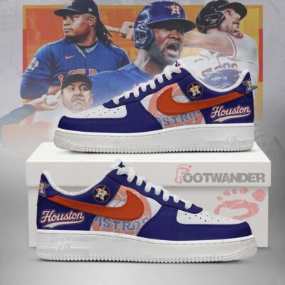 Houston Astros MLB AF1 Low Top Shoes