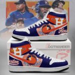 Houston Astros MLB AJ1 High Top Shoes