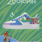 Judy Hopps Nick Wilde Zootopia AF1 Shoes