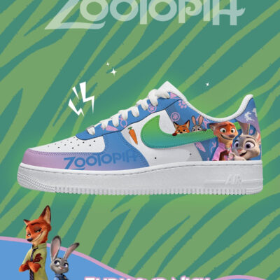Judy Hopps Nick Wilde Zootopia AF1 Shoes