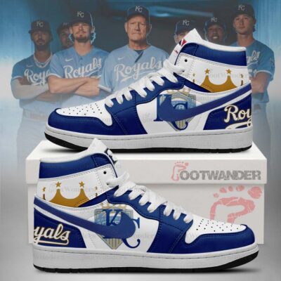 Kansas City Royals MLB AJ1 High Top Shoes