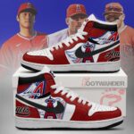 Los Angeles Angels MLB AJ1 High Top Shoes