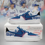 Los Angeles Dodgers MLB AF1 Low Top Shoes
