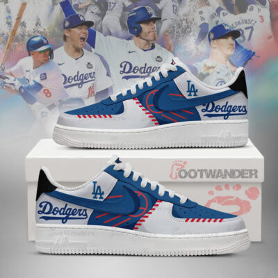 Los Angeles Dodgers MLB AF1 Low Top Shoes