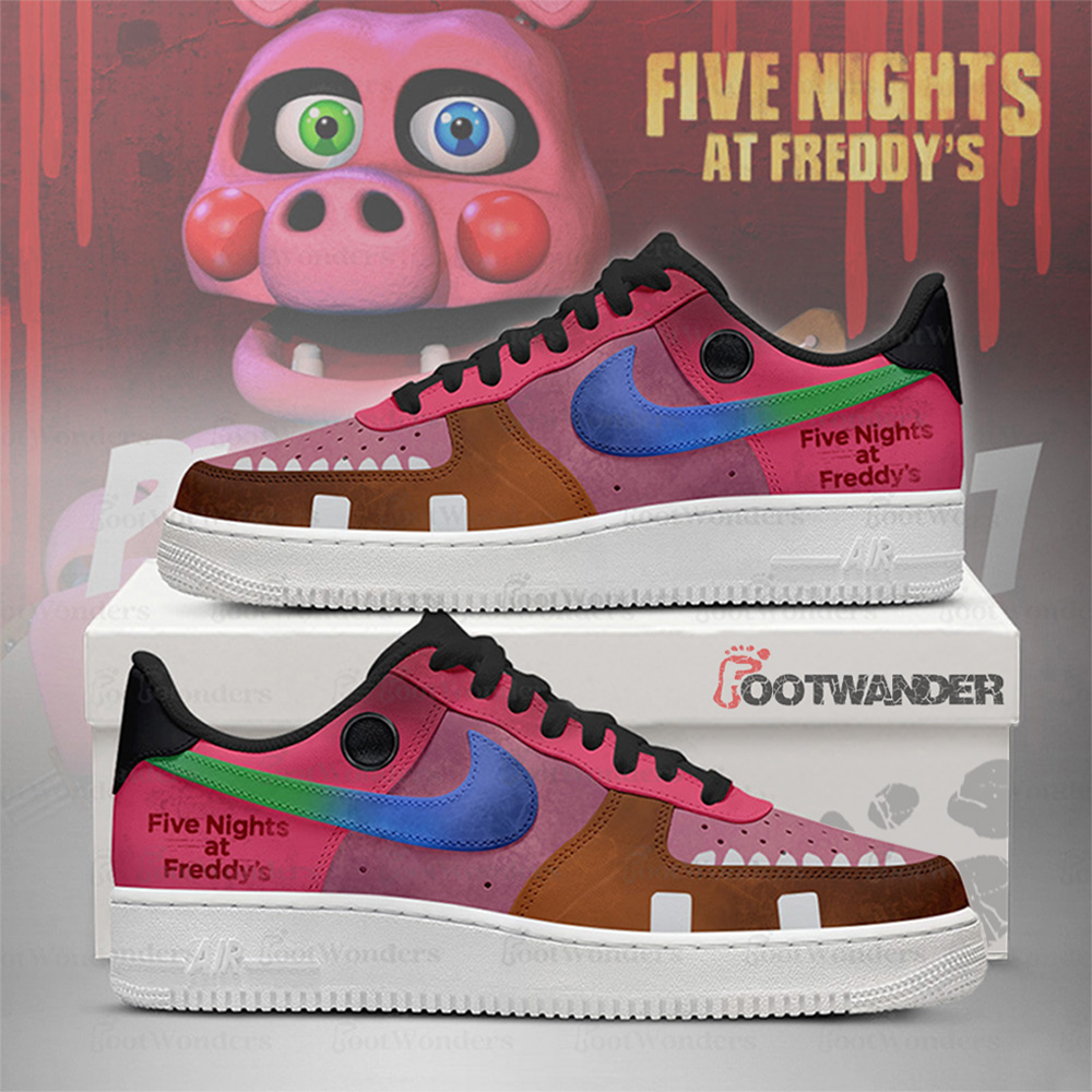 Mediocre Melodies 4 Five Nights At Freddy's AF1 Shoes