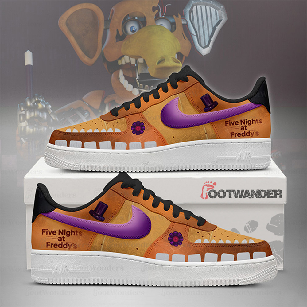 Mediocre Melodies 5 Five Nights At Freddy's AF1 Shoes