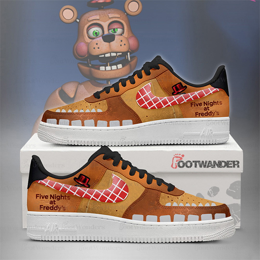 Mediocre Melodies Five Nights At Freddy's AF1 Shoes