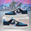 Miami Marlins MLB AF1 Low Top Shoes