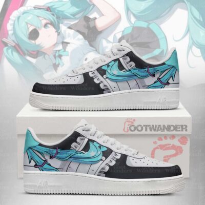 Miku Maid Vocaloid AF1 Shoes