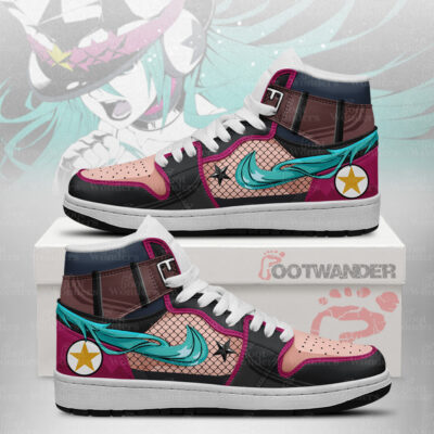 Miku Punk Vocaloid AJ1 Shoes