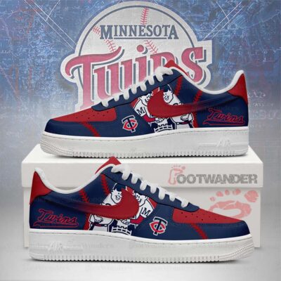 Minnesota Twins MLB AF1 Low Top Shoes