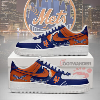 New York Mets MLB AF1 Low Top Shoes