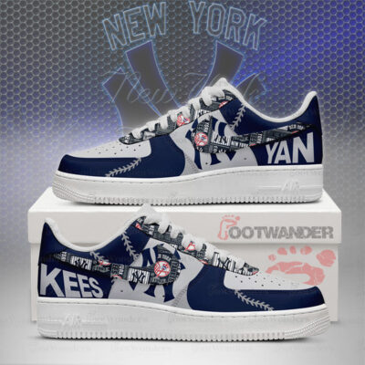 New York Yankees MLB AF1 Low Top Shoes