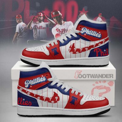 Philadelphia Phillies MLB AJ1 High Top Shoes