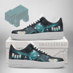 Pig Blue Minecraft AF1 Shoes Version 2