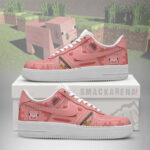Pig Minecraft AF1 Shoes Version 2