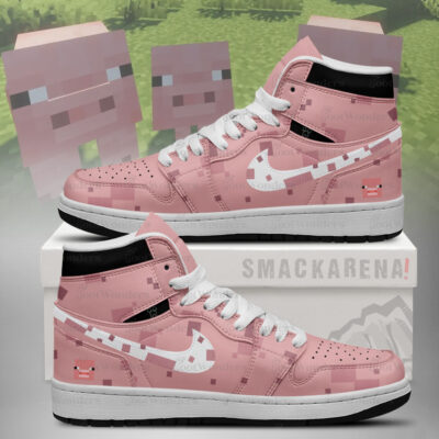 Pig Minecraft AJ1 Shoes