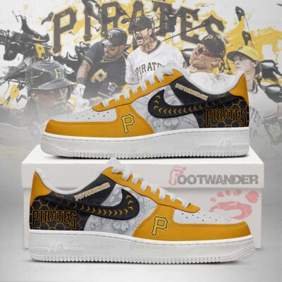 Pittsburgh Pirates MLB AF1 Low Top Shoes