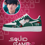 Player 125 Squid Game AF1 Low Top Shoes