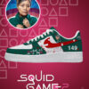 Player 149 Squid Game AF1 Low Top Shoes
